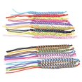 thumbnail image 2 of Adjustable Friendship Bracelets Handmade Nepal Woven Cotton Sliding Knot Closure for Women Men, 10Pcs Colorful Gift Set, 2 of 5