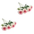 thumbnail image 1 of Injueey 10 unidades/juego de bodas de ensueño DIY con hermosas flores de rosas de seda, para ramos y centros de , decoraciones que no dañan capullo rosa color 2Conjunto, 1 of 6