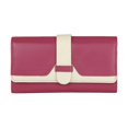 thumbnail image 1 of Eastern Counties Leather - Monedero/Cartera Rita Diseño Contraste de Cuero para Mujer (Rosa, Vainilla), 1 of 2
