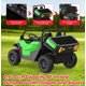 thumbnail image 5 of QinaQin Camión de volteo eléctrico infantil de 24V para 2 pasajeros, tracción 4WD, control remoto, caja basculante eléctrica, pala, luces LED y música, hasta 5 MPH, 5 of 8