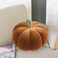 thumbnail image 5 of Gureui Pumpkin Plush Toys, Fluffy Funny Pumpkin Pillow Stuffed Animal Lounge Cushion for Adults Children, 5 of 8