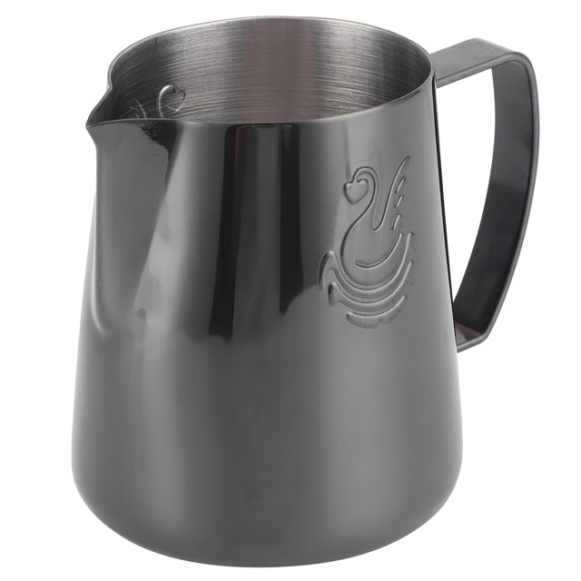 Cergrey 400ml Milk Frothing Pitcher 304 Stainless Steel Coffee Cup Mug Latte Art Accessory,Frothing Pitcher,Milk Frothing Cup