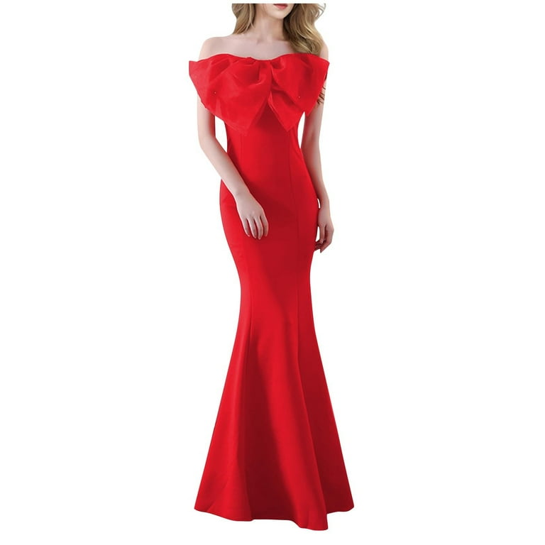 slim fit dress slacks Guizio Siena Maxi Dress Red Love / L main image 1