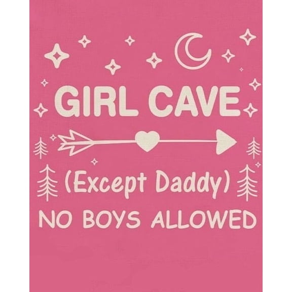 Pink Girl Cave Wall Art Teen Girls Room Poster Wall Decor Girls Room Bedroom poster