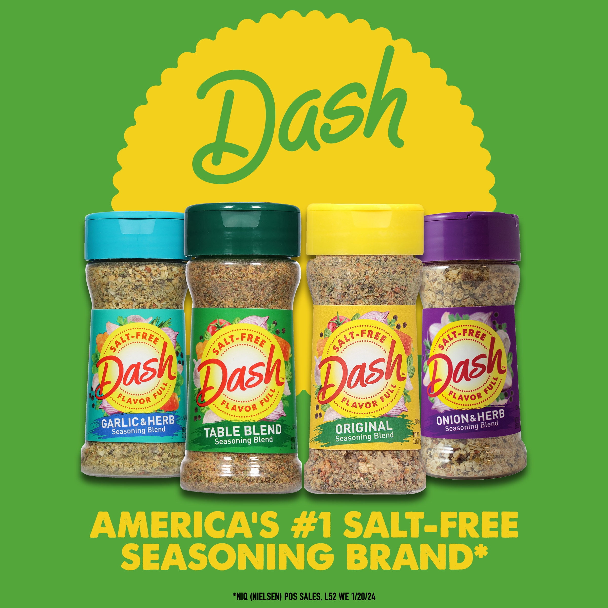 (6 pack) Dash Table Blend Seasoning Blend, Salt Free, Kosher, 2.5 oz