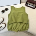 thumbnail image 4 of Boys Summer 2-Piece Set 6-12 Months 12-24 Months 2t 3t 4t 5t 6t 7t Children Cool Print Short Sleeve T-Shirt And Elastic Waist Shorts,Boys 2 Piece Summer Set(Green,5-6 Years), 4 of 4
