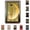 B, variant on Vintage Metal Cigarette Case, Versatile Card Holder Wallet with Snap Closure, Retro Tin Box for Credit Cards, Cash, ID & Business Cards