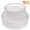 Gold, variant on GPED 60 Pack Gold Plastic Plates, Heavy Duty Disposable Party Plates with 30 10.25" Dinner Plates and 30 7.5" Dessert Plates, Disposable Plates for New Year Party/Wedding/Thanksgiving/Birthday,Silver
