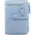 thumbnail image 1 of Portefeuille pour Femme, Portefeuille Court en Cuir Pu (Bleu), 1 of 1