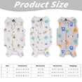 thumbnail image 3 of LGCASL Anti-Licking Suit for Cats After Spaying/Neutering, Recovery Suit Post Operative for Abdominal 3 Cute Patterns ( Elephant Dinosaur Baby ) (B, S), 3 of 8