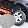thumbnail image 4 of OUNONA 1Pack Grey Car Wheel Tires Covers for Rv and Trailers Extends Lifespan 28.3x28.3in, 4 of 8