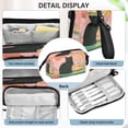 thumbnail image 4 of Nylon Fish Mouth Pencil Case with Large Capacity Zipper Pencil Pouch Black Cat and Goldfish Bowl Pencil Bag Organizers, 4 of 7