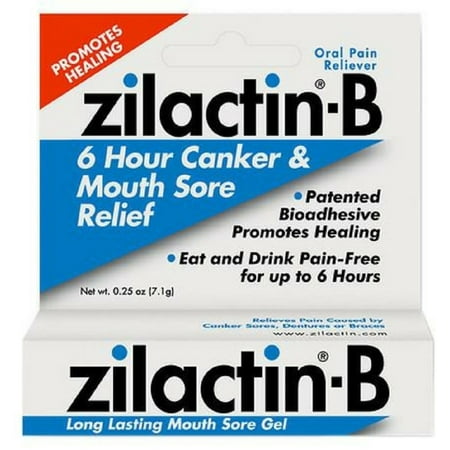 Zilactin-B 6 Hour Canker & Mouth Sore Relief (Best Way To Remove Canker Sores)