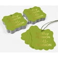 thumbnail image 5 of Inkdotpot Hang Tags Good Bye Tension Hello Pension Retirement Favor Bracket Shape Gift Tags Real Gold Foil Bonbonniere Tag Pack Of 50, 5 of 7