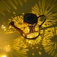 thumbnail image 5 of Ninonly Solar Garden Lights, Solar Watering Can Lights, Retro Metal Hanging Solar Lanterns Outdoor Waterproof LED, 5 of 7
