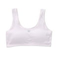thumbnail image 3 of Shadoumai Girls Training Bra for 8-14 First Cotton Seamless Sports Bra with Sewn-in Padding - Breathable Wireless Racerback,Sports Bras for Girls 12-14, 3 of 7