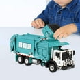 thumbnail image 6 of MERIGLARE Truck Toy Kids Play Vehicle Garbage Truck Toy Early Development for Child Ages 4-7 Years Old Holiday Present Party Favors , green, 6 of 8