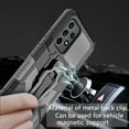 thumbnail image 3 of Dteck for Samsung A54 5G Case with Foldable Kickstand, Military Grade Rugged Shockproof Anti-Drop Fit Magnetic Car Mount Anti-Slip Anti-Fingerprin Case, Gray, 3 of 8
