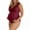 Maternity Swimsuit - Red, variant on Gyujnb Ruffle V Neck Maternity One Piece Swimsuit Side Shirring Elastic Belly Support Elegant Swimwear for Beach Pool,M