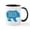 White/Black Inside, variant on CafePress - Papa Bear Mugs - 11 oz Ceramic Mug - Novelty Coffee Tea Cup