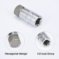 thumbnail image 5 of Allen Socket, 12 Piece Hex Impact Socket Set, 1/2" Drive Socket Set 5mm to 22mm Hex Socket Set, 5 of 5