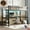 Black + Twin XL, variant on Metal Queen Size Loft Bed with Power Outlet and LED Lighted, Space-Saving, Noise Reduced, Black
