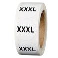 thumbnail image 1 of Durable Size Marking Stickers For Clothing Home Retail Stores Organizing Wardrobe Labels Paper Inventory Management, 1 of 3