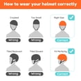 thumbnail image 7 of Kids Bike Helmet for Toddlers 3-8 Years, Adjustable Lightweight Multi-Sport Protection for Cycling & Skateboarding - Orange, 7 of 7