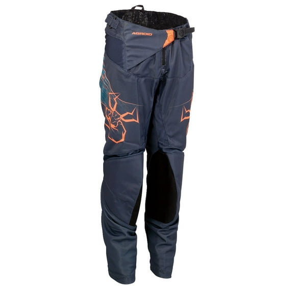 Moose Racing Agroid Mesh Youth MX Offroad Pants Blue/Orange 26 USA