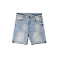 thumbnail image 5 of CULTURA AZURE  Big Boy's Roll-Up Denim Shorts 2-Pack, Jet Black/Light Blue, 8, 5 of 8
