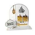 thumbnail image 4 of Muslim Ramadan Advent Calendar Ornament A acrílico Centro de mesa decorativa 7.8x7.8 pulgadas para la reunión familiar multifuncional Estilo D, 4 of 8