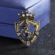 thumbnail image 3 of Fancy Racing Badge Broche Vintage Men Broches - Latón antiguo, Yuyangstore Vintage Queen Crown Pin Brooch, 3 of 8
