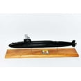 thumbnail image 1 of USS Kamehameha SSBN-642 Submarine Model (Black Hull), Navy,20, Scale Model, Mahogany,, 1 of 5