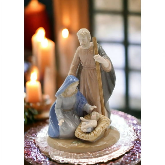 Kevins Gift Shoppe Ceramic Small Size Holy Family Nativity Figurine