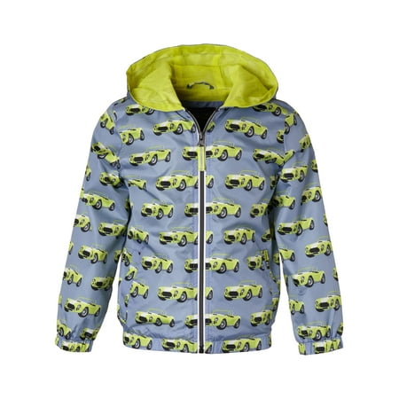 Car Print Windbreaker Jacket (Little Boys) (Best Jackets For Boys)