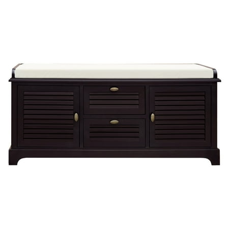 Gallerie Decor Chelsea Indoor Storage Bench Walmart Com