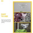 thumbnail image 3 of Glass Self Watering Globe Automatic Plant Watering Bulbs 3Pcs Pack, 3 of 5