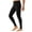 Black, variant on Men's Thermal Compression Pants Lined Athletic Tights Leggings Sports Base Layer Bottoms for Cold Weather White XL