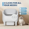 thumbnail image 4 of EDTara Self Cleaning Automatic Cat Litter Box, Odor-Free Waste Disposal With Trash Bags, Large Waste Bin, Open-Top Design, and App Control for Multiple Cats, 4 of 8