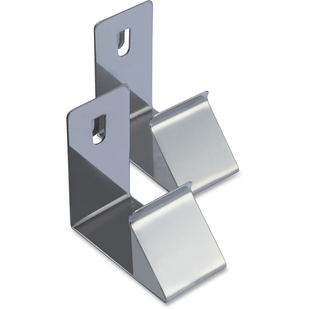Lorell, Llr32119, Cubicle Partition Hanger Set, 2 / Set, Silver