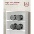 thumbnail image 5 of 3-Tier Bookshelf Open Bookcase with Adjustable Storage Shelves Floor Standing Unit White, 5 of 10