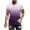 Purple, variant on SROBPTY Mens Summer Top, Short Sleeve Shirts for Men, Men Print Short Sleeve Round Neck T Shirt Casual Fashion Short Sleeve Purple, XXXL