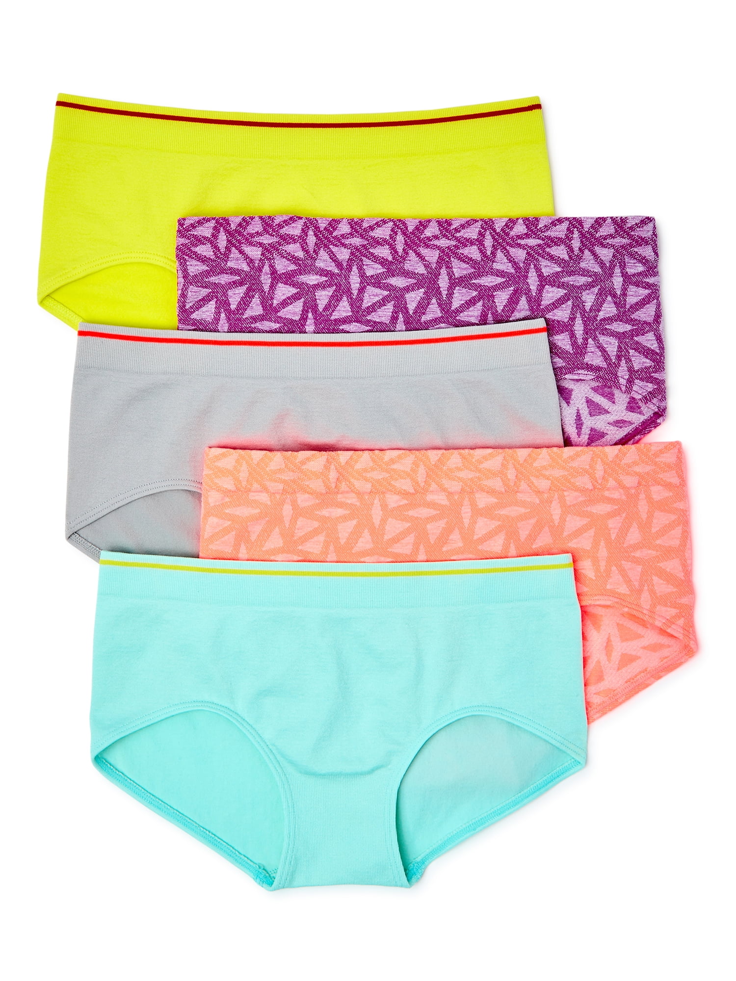 Athletic Works Girls Active Brief, 5-Pack