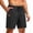 Black, variant on Nkmbld Mens Cargo Shorts Linen Relaxed Drawstring Shorts with Elastic Waistband Summer Casual Work Shorts