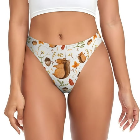 Sigee Squirrel for Women s G-String Panty  Low Rise  Soft Lace Perfect for Everyday Wear or Special Occasions-3X-Large