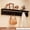 Black, variant on Freestanding or Wall-Mounted Creative Solid Wood Coat Rack, Two Installation Modes (Drill or Adhesive), Compact Space-Saving Clothing Storage for Living Room, Bedroom, Porch, or Entryway