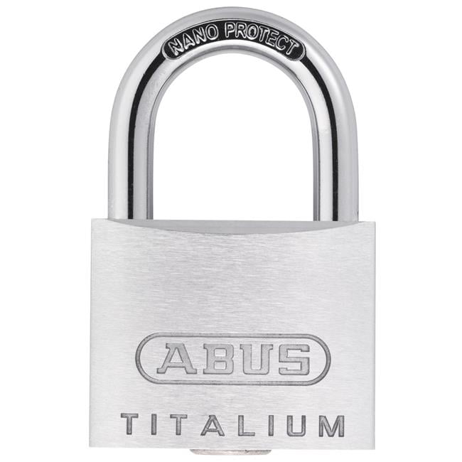 ABUS 64TI by 20 C KD Titalium Aluminum Alloy Keyed Different Padlock 