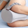 thumbnail image 1 of Momcozy Knee Pillow for Side Sleepers with Cooling Cover, Soft Memory Foam Spine Alignment Pregnancy Leg Pillow for HIPS, Back, Sciatica Pain, Fixed Strap for Moving, Wider Contact Even Pressure, 1 of 9