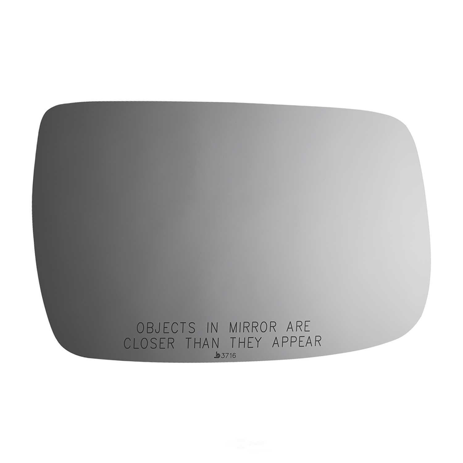 Burco Side View Mirror Replacement Glass - Clear Glass - 3716