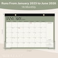 thumbnail image 4 of Calendario de escritorio VALOME 2026-2027, 18 meses, grande, 43 x 30 cm, 4 of 7